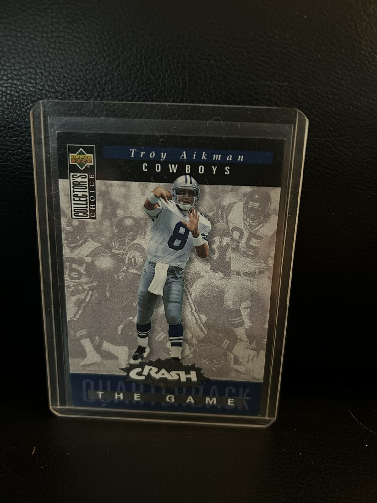 Troy Aikman [Blue] #C2 | 1994 Collector's Choice Crash the Game 1994 Collector's Trading Card