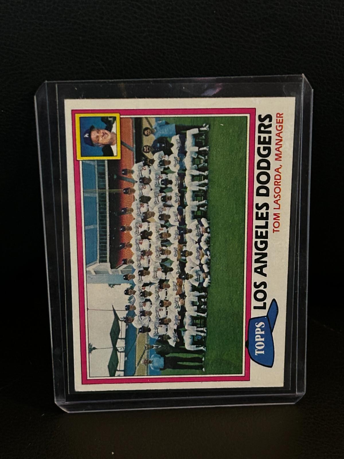 Dodgers Team #679 1981 Topps Baseball Moderately Played