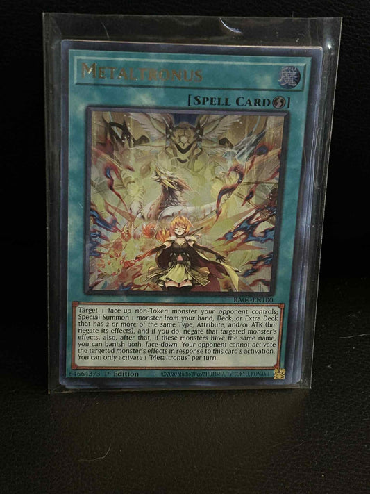 Metaltronus - RA04-EN100 - Ultra Rare - 1st Edition Quarter Century Stampede Yu-