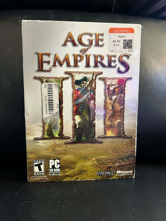Age of Empires III PC Game 2005 Complete With Video Game