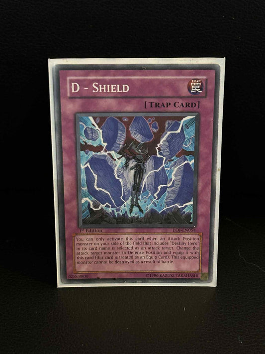 D - Shield - EOJ-EN054 - Common - 1st Edition Enemy of Justice Yu-Gi-Oh! Moderat