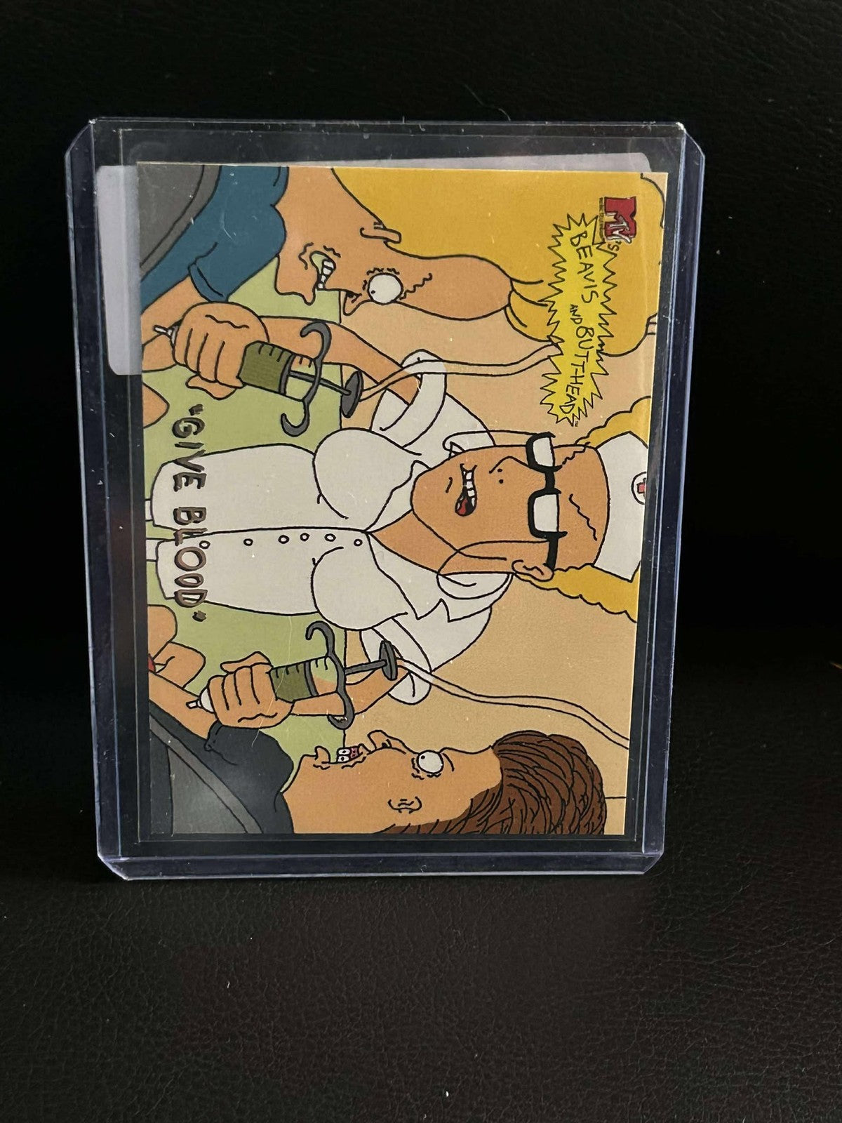 Give Blood [#3469] 1994 Fleer Ultra Beavis & Butt-Head Leicht Bespielte Sammelkarte