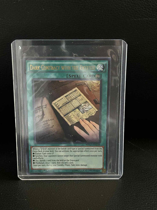 Dark Contract with the Entities - MP17-EN239 - Ultra Rare - 1st Edition 2017 Meg