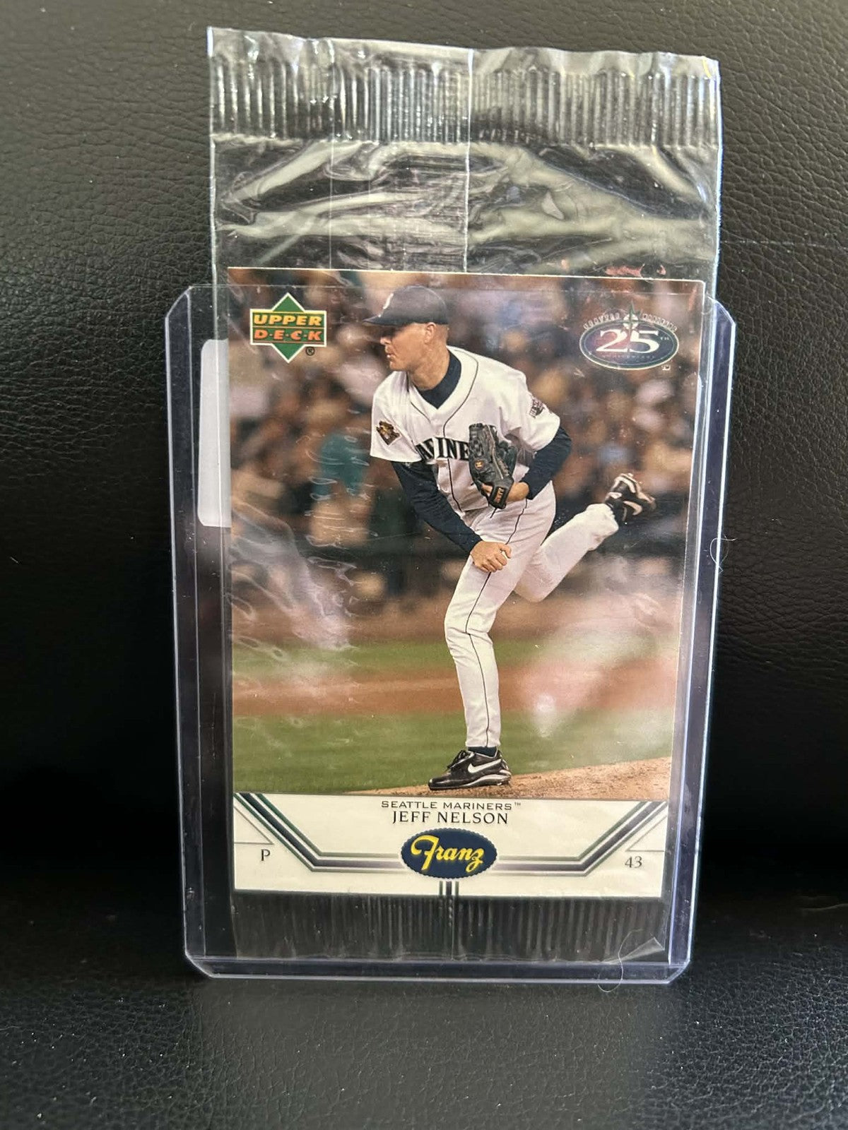 Jeff Nelson #14 2002 Upper Deck Franz Baseball Leicht bespielte Sammelkarte