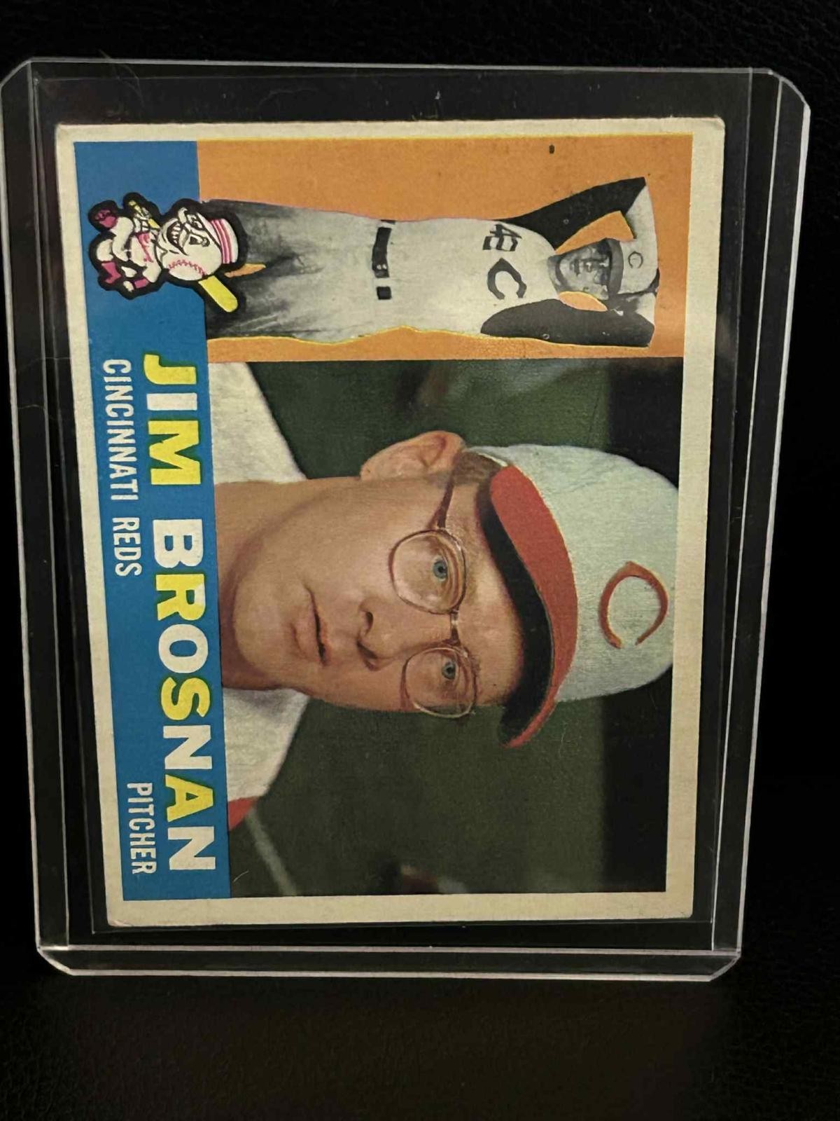 Jim Brosnan #449 | 1960 Topps 1960 Topps Baseball Leicht bespielte Sammelkarte