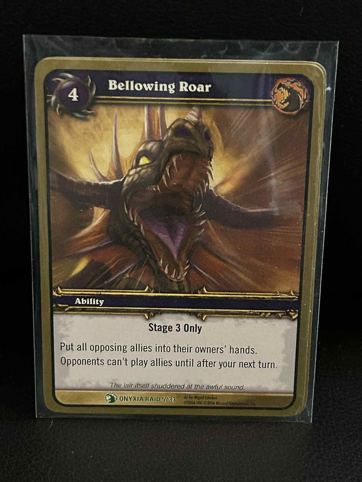 Bellowing Roar Onyxia's Lair World of Warcraft Lightly Played