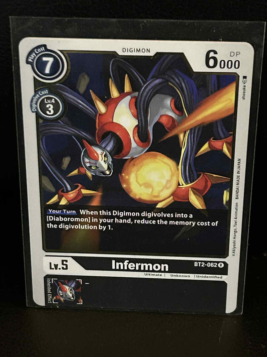 Infermon - BT2-062 - R Release Special Booster Ver.1.0 Digimon Lightly Played