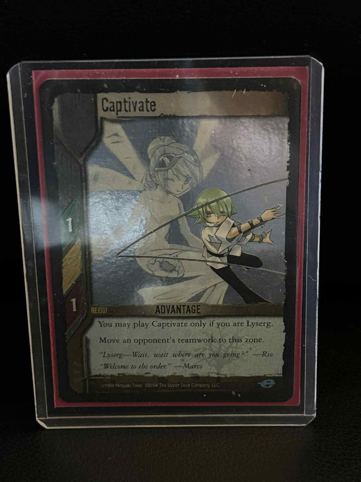 Captivate - Foil Reincarnation Schamane König Moderat bespielte Sammelkarte