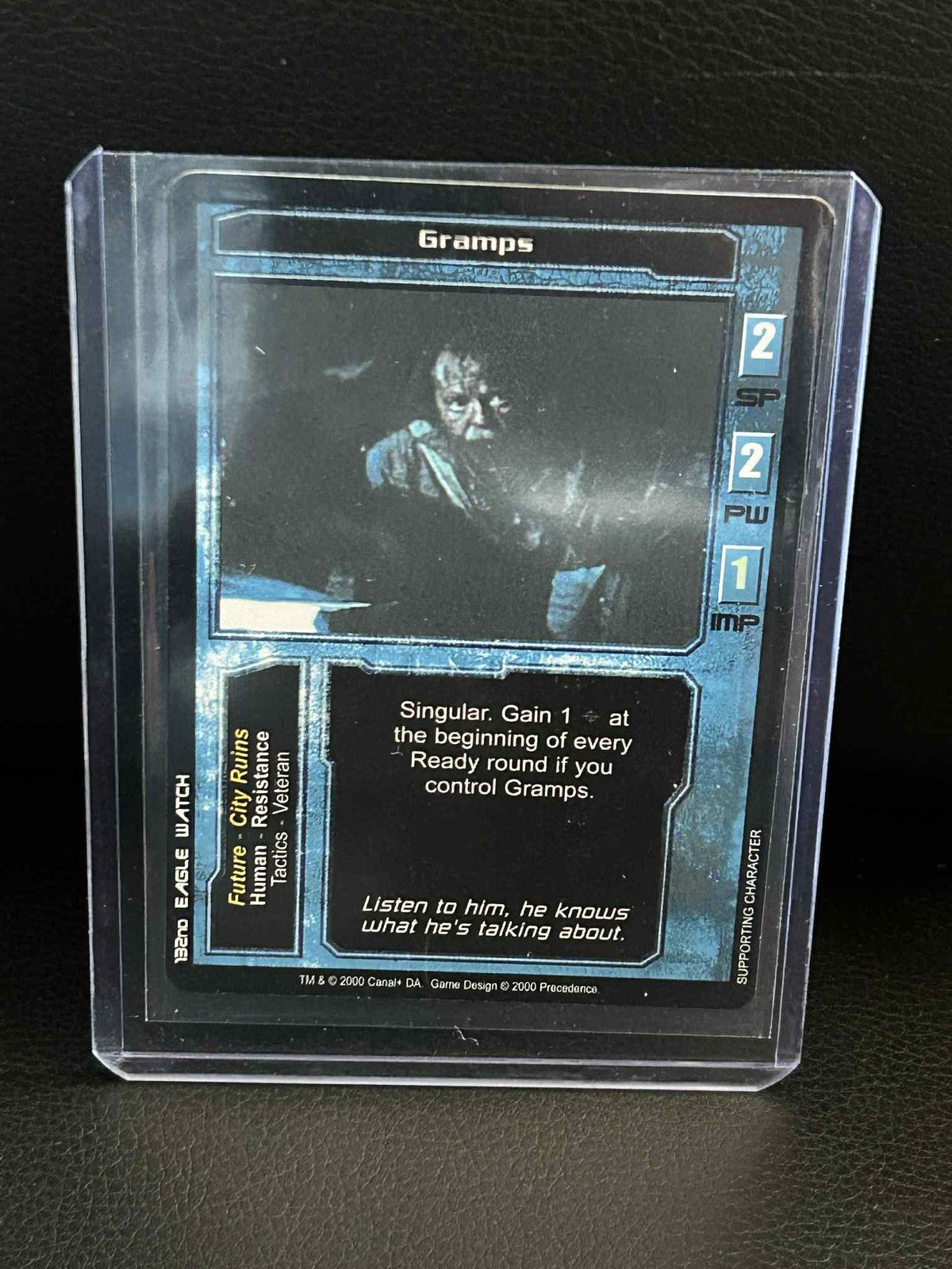 Gramps Base Set Terminator Light Play