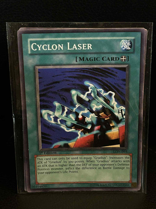 Cyclon Laser - LON-095 - Common - 1st Edition Labyrinth of Nightmare Yu-Gi-Oh!