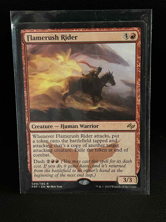 Flamerush Rider Fate Reforged Magic: The Gathering Lightly Played, English