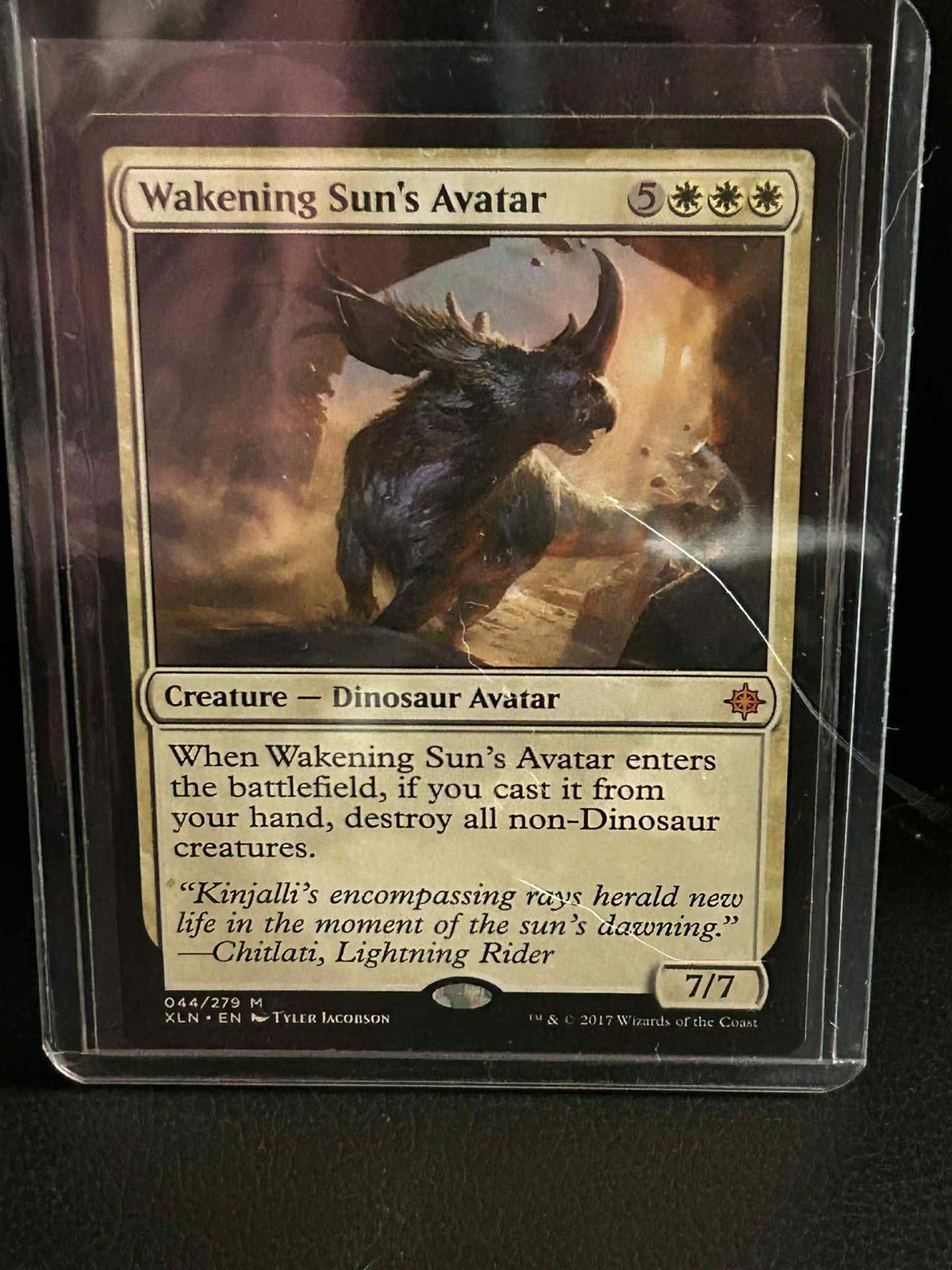 Wakening Sun's Avatar Ixalan Magic: the Gathering Lightly Played, English