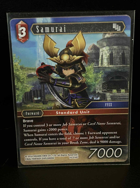 Samurai - 14-014C Crystal Abyss Final Fantasy Lightly Played