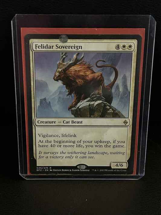 Felidar Sovereign Battle for Zendikar Magic: the Gathering Lightly Played, Engli