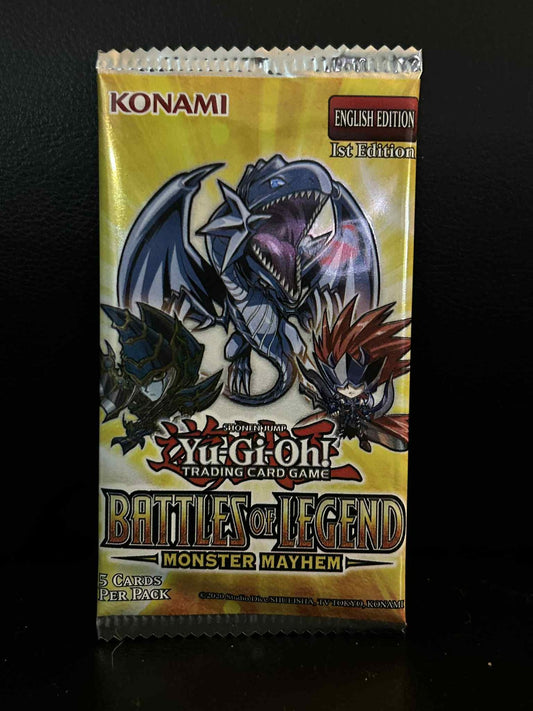 Battles of Legend: Monster Mayhem 1st Edition Booster Pack Brand New Sealed Yu-G
