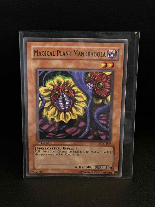 Magical Plant Mandragola - MFC-072 - Common - 1st Edition Magician's Force Yu-Gi