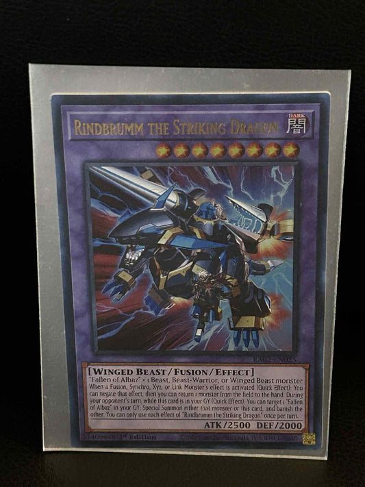 Rindbrumm the Striking Dragon - RA02-EN025 - Ultra Rare - 1st Edition 25th Anniv