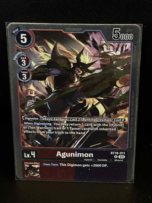 Agunimon - BT18-011 - R - Foil Release Special Booster 2.0 Digimon