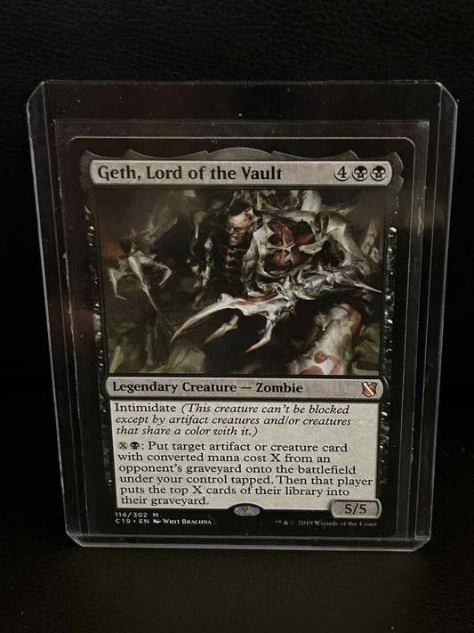 Geth, Lord of the Vault Commander 2019 Magic: the Gathering Lightly Played, Engl
