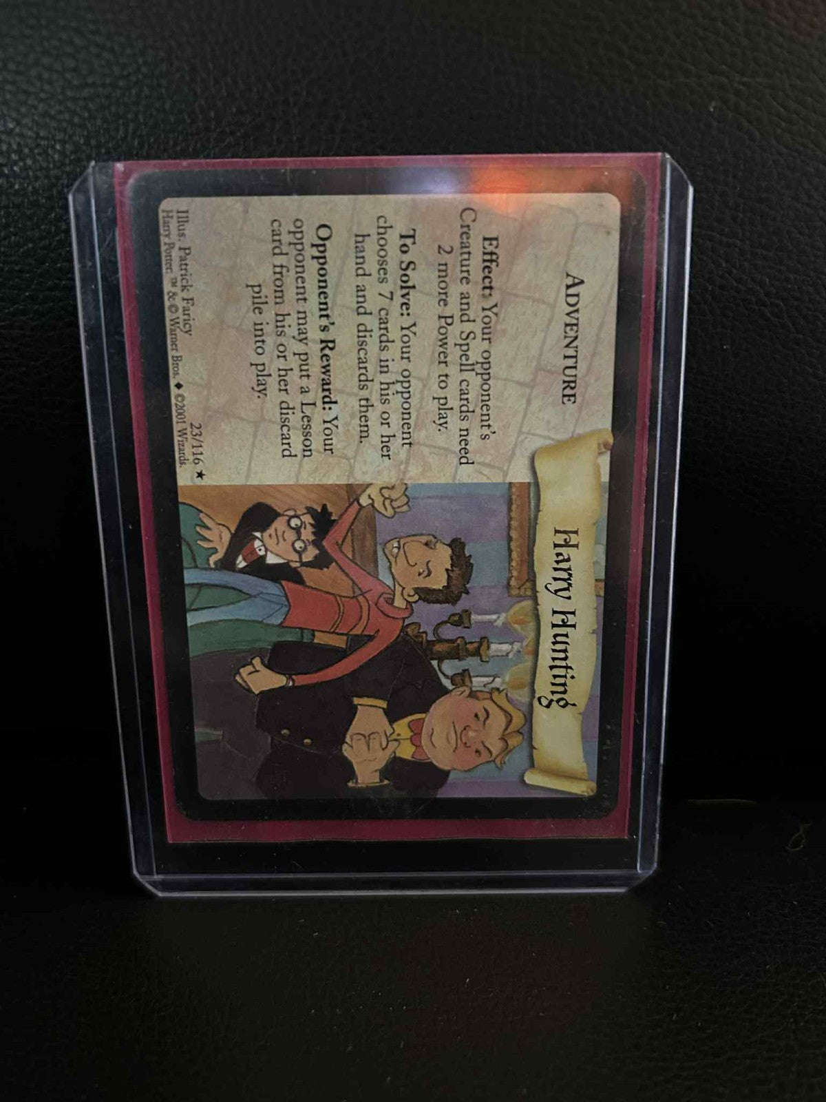 Harry Hunting 23/116 Base Set Harry Potter Lightly Played