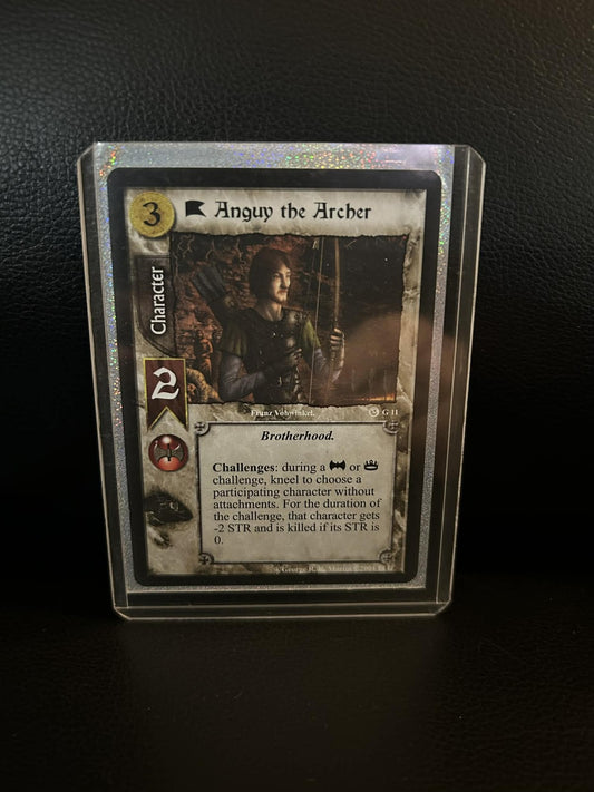 Anguy der Bogenschütze #G11 Ice & Fire Premium Starter A Game of Thrones Leicht bespielt
