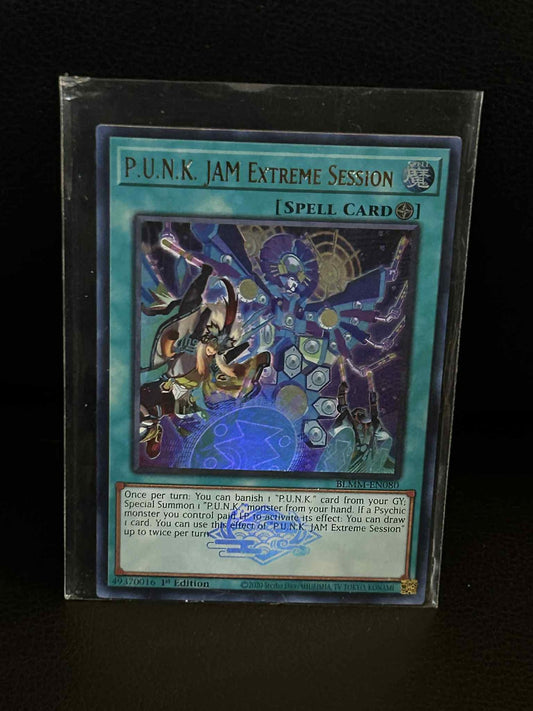P.U.N.K. JAM Extreme Session - BLMM-EN080 - Ultra Rare - 1st Edition Battles of