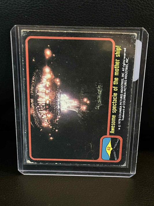 Fantastisches Spektakel des Mutterschiffs! #42 1978 Topps Close Encounters of the Third Kind Sammelkarte