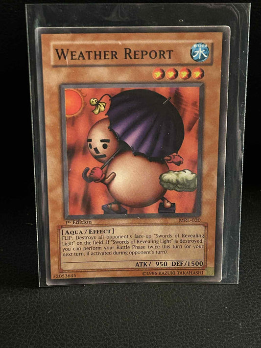 Weather Report - MRL-020 - Common - 1st Edition Magic Ruler Yu-Gi-Oh! Moderately
