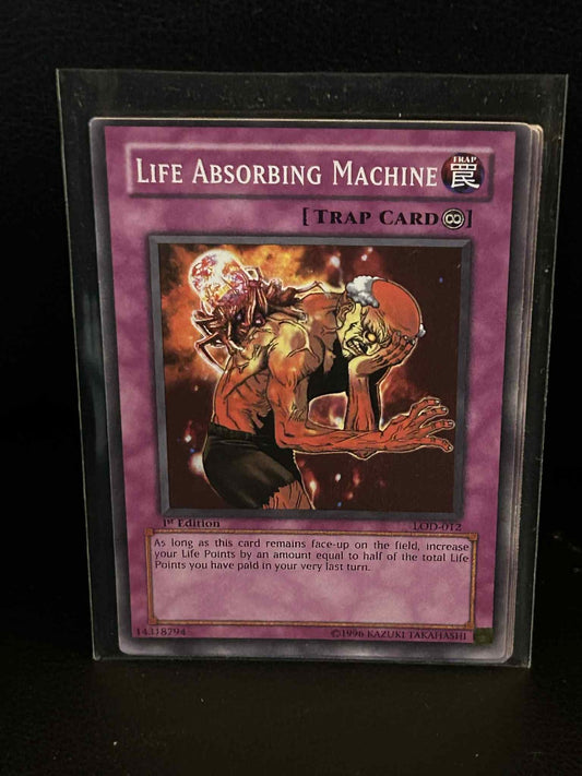 Life Absorbing Machine - LOD-012 - Common - 1st Edition Legacy of Darkness Yu-Gi