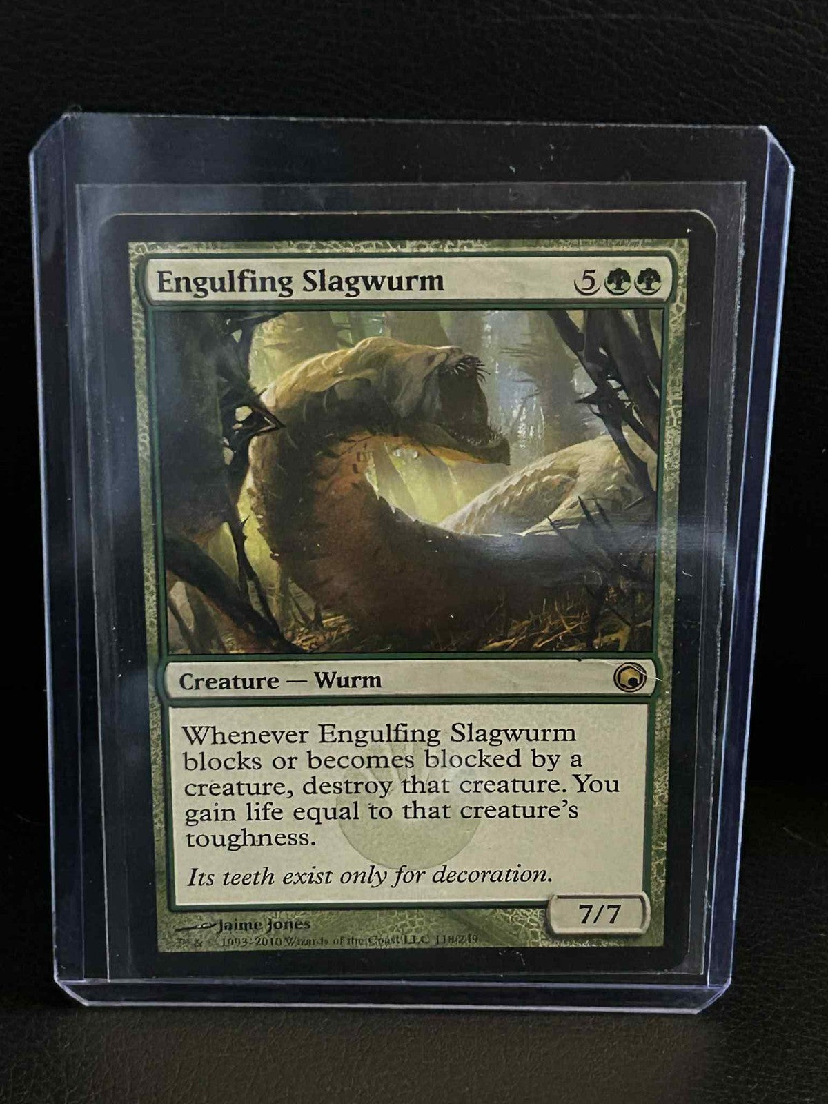 Engulfing Slagwurm Scars of Mirrodin Magic: the Gathering Lightly Played, Englis
