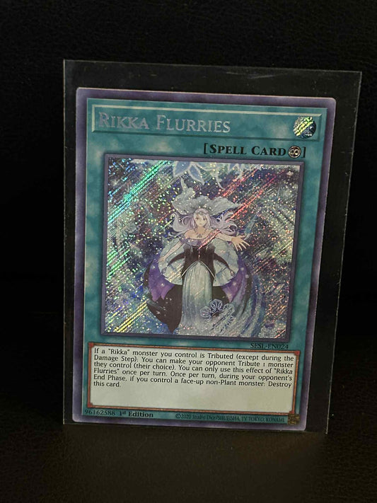 Rikka Flurries - SESL-EN024 - Secret Rare - 1st Edition Secret Slayers Yu-Gi-Oh!