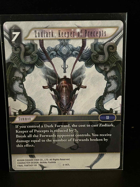 Zodiark, Keeper of Precepts - 3-147L Opus 3 Final Fantasy