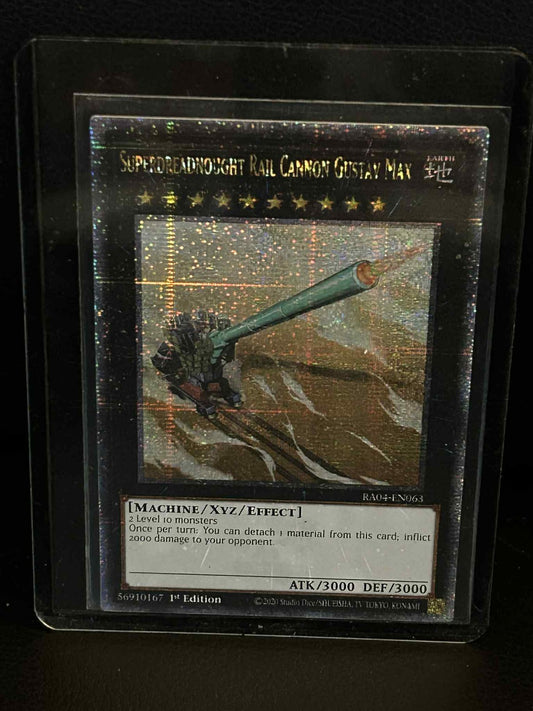 Superdreadnought Rail Cannon Gustav Max - RA04-EN063 - Quarter Century Secret Ra