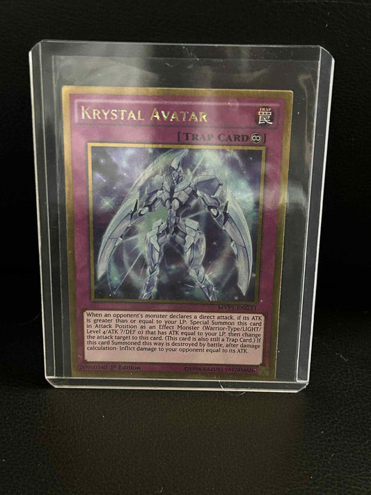 Krystal Avatar - MVP1-ENG11 - Gold Rare - 1st Edition The Dark Side of Dimension