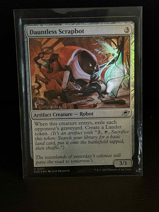Dauntless Scrapbot - Foil Edge of Eternities Magic: the Gathering Near Mint, Eng