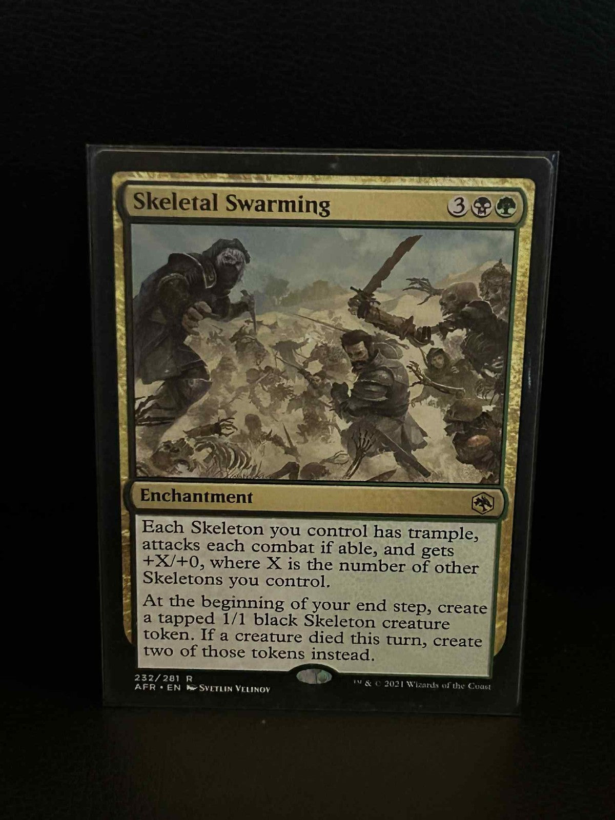 Skeletal Swarming Adventures in the Forgotten Realms Magic: The Gathering Lightl