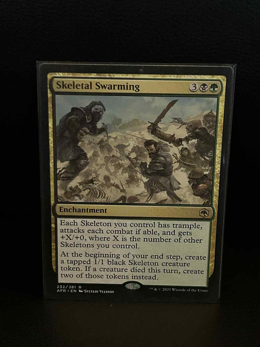 Skeletal Swarming Adventures in the Forgotten Realms Magic: The Gathering Lightl