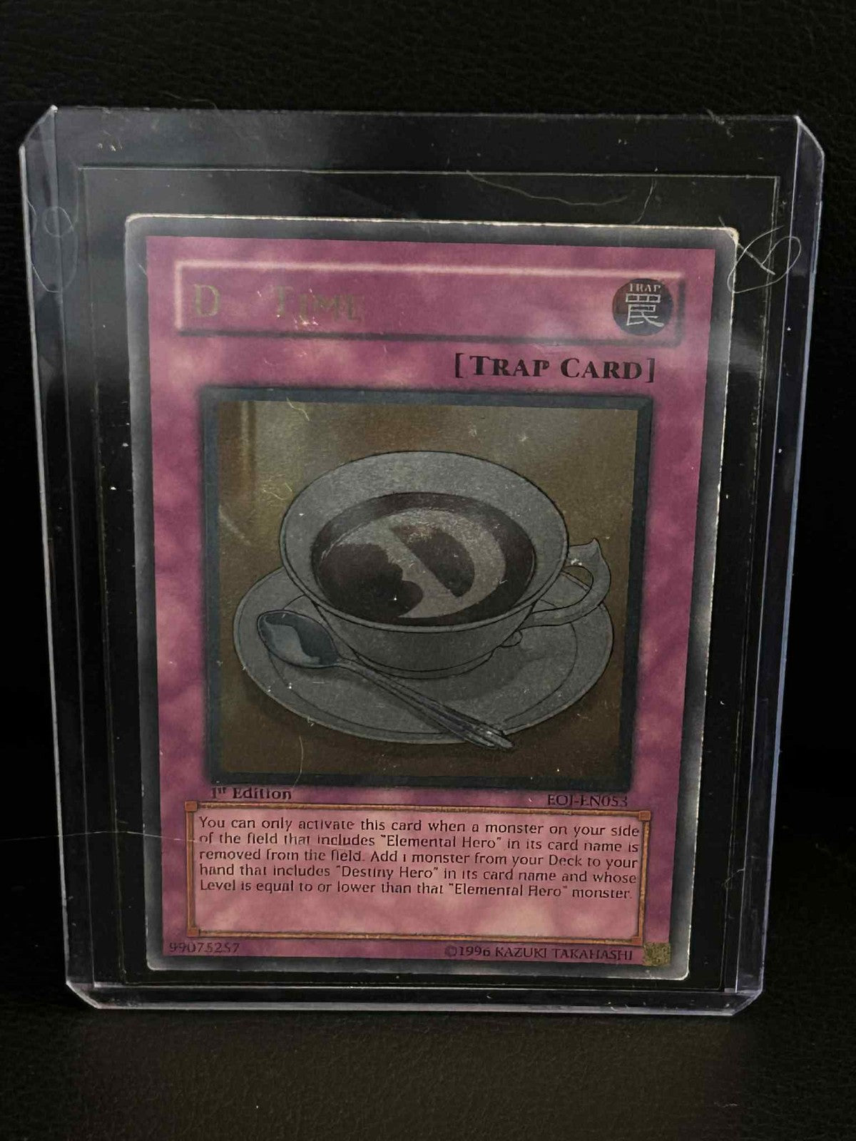 D - Time - EOJ-EN053 - Ultimate Rare - 1st Edition Enemy of Justice Yu-Gi-Oh!