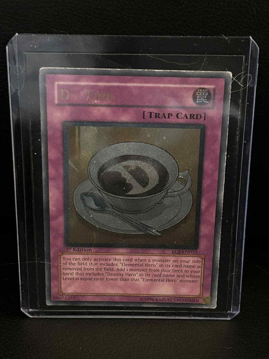 D - Time - EOJ-EN053 - Ultimate Rare - 1st Edition Enemy of Justice Yu-Gi-Oh!