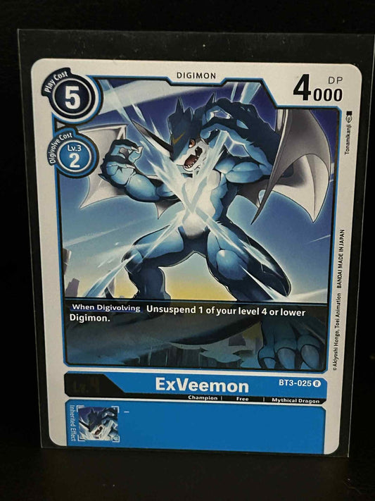 ExVeemon - BT3-025 - R Release Special Booster Ver.1.5 Digimon Lightly Played