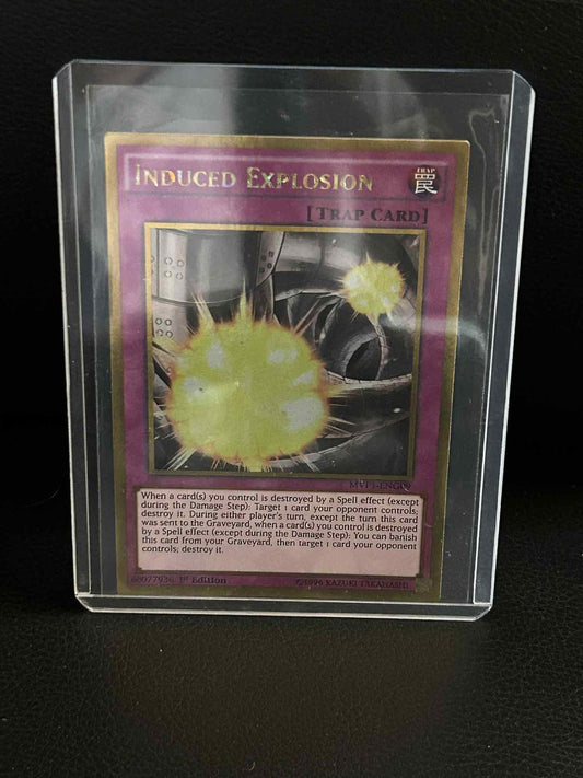 Induced Explosion - MVP1-ENG09 - Gold Rare - 1st Edition The Dark Side of Dimens