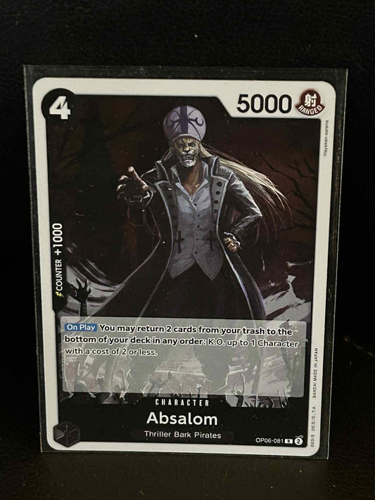 Absalom - OP06-081 - R - Foil Booster OP-06: Wings of the Captain One Piece