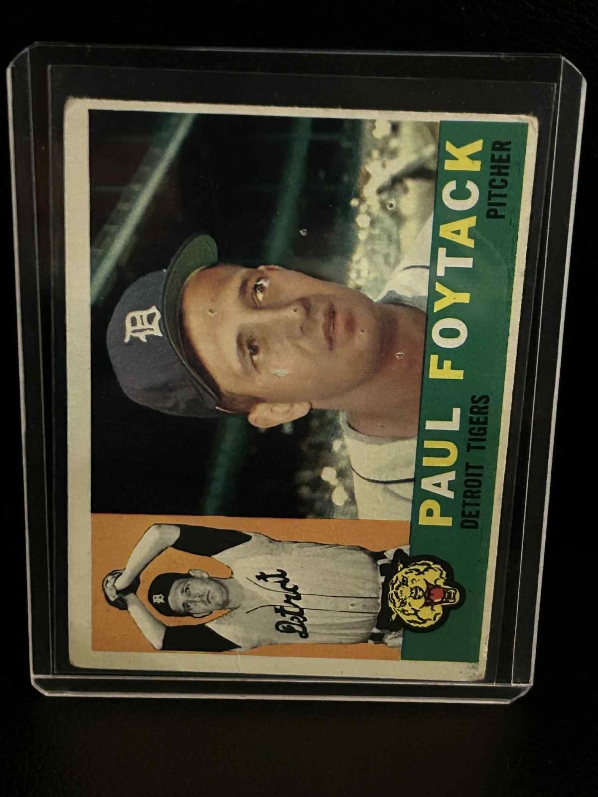 Paul Foytack #364 | 1960 Topps 1960 Topps Baseball Leicht bespielte Sammelkarte