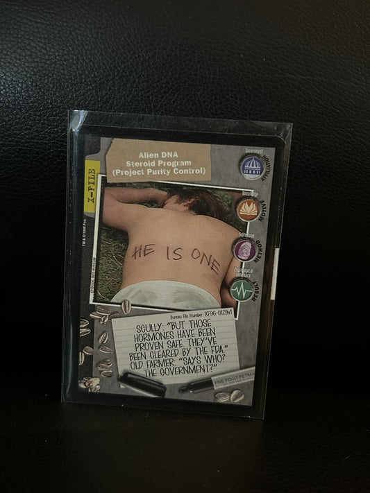 Alien Dna Steroid Program (project Purity Control) Premier Edition X-Files Light