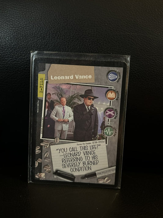 Leonard Vance Premier Edition X-Files Light Play