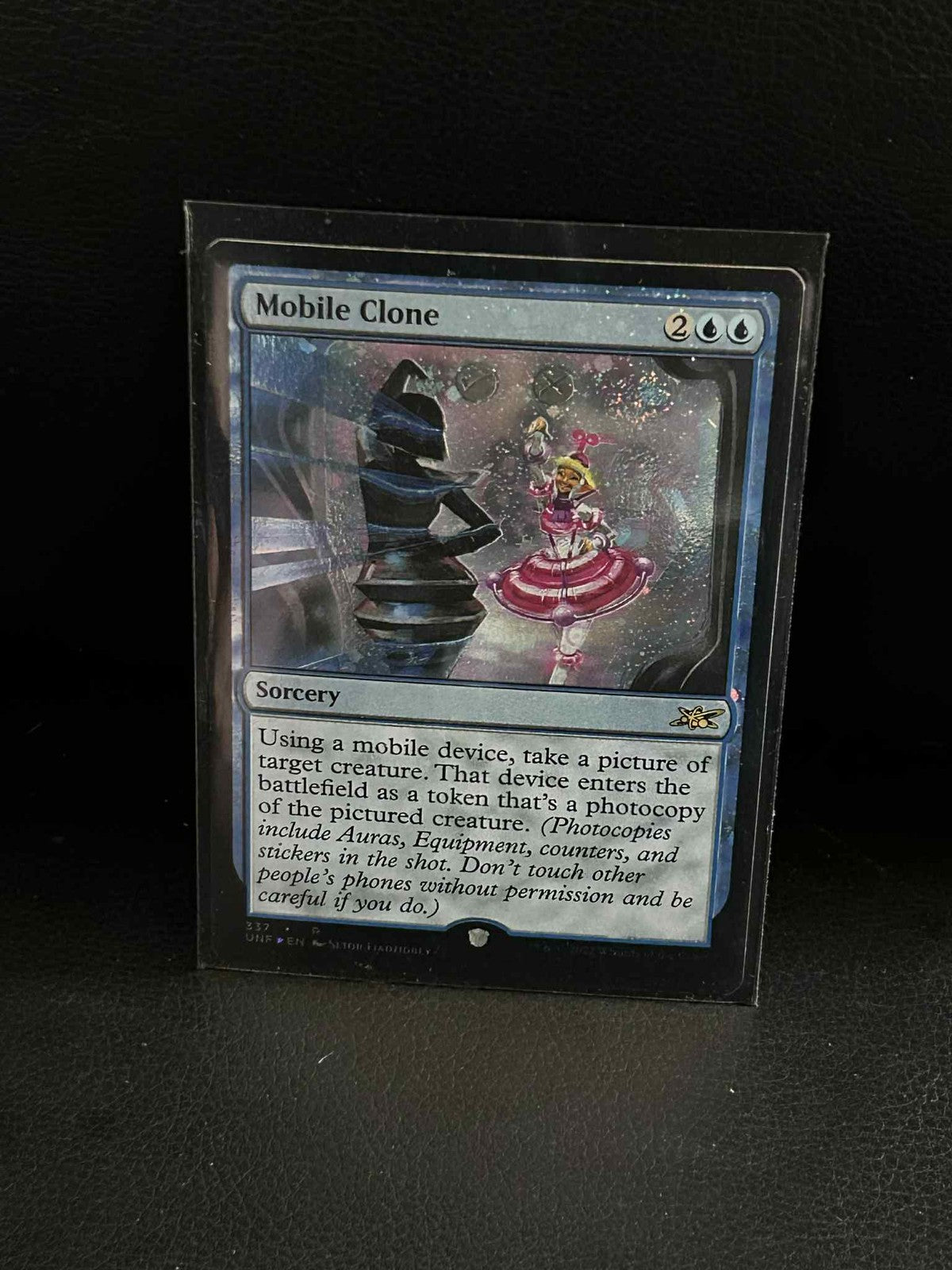 Mobile Clone - Galaxy Foil Unfinity Magic: the Gathering Lightly Played, English