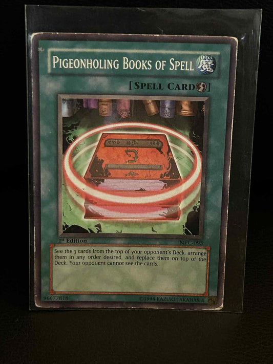 Pigeonholing Books of Spell - MFC-093 - Common - 1st Edition Magician's Force Yu