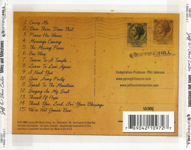 Jeff & Sheri Easter - Miles And Milestones (CD) (Neuwertig (M))