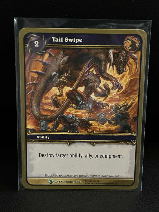 Tail Swipe Onyxia's Lair World of Warcraft Lightly Played