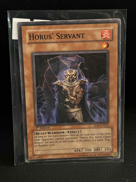 Horus' Servant - SOD-EN016 - Common - 1st Edition Soul of the Duelist Yu-Gi-Oh!